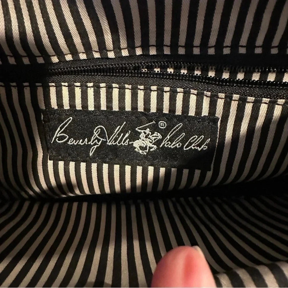 Beverly Hills Polo Club Fanny Pack White and Brown Adjustable Waist Size O/S - Picture 5 of 8